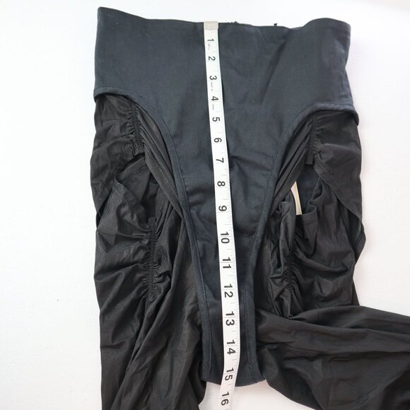 High-Waisted Black Cut-Out Pants - Picture 16 of 16